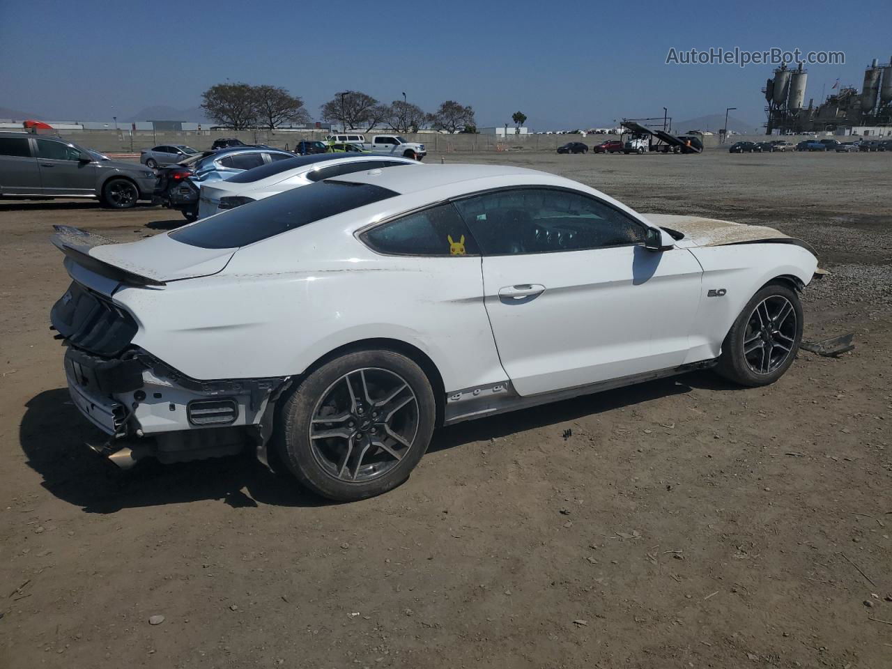 2020 Ford Mustang Gt White vin: 1FA6P8CFXL5112340
