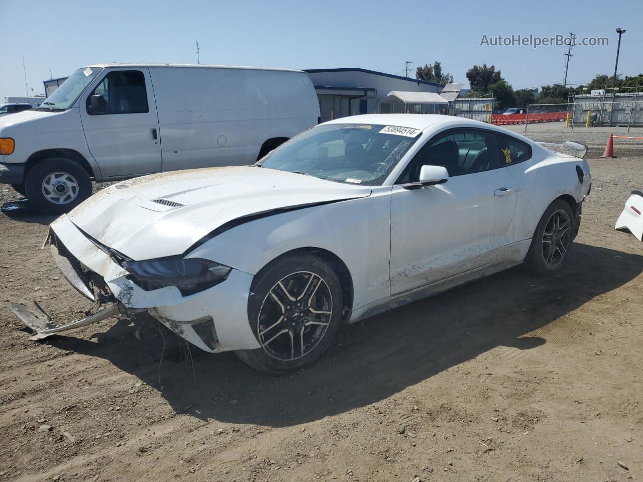 2020 Ford Mustang Gt White vin: 1FA6P8CFXL5112340