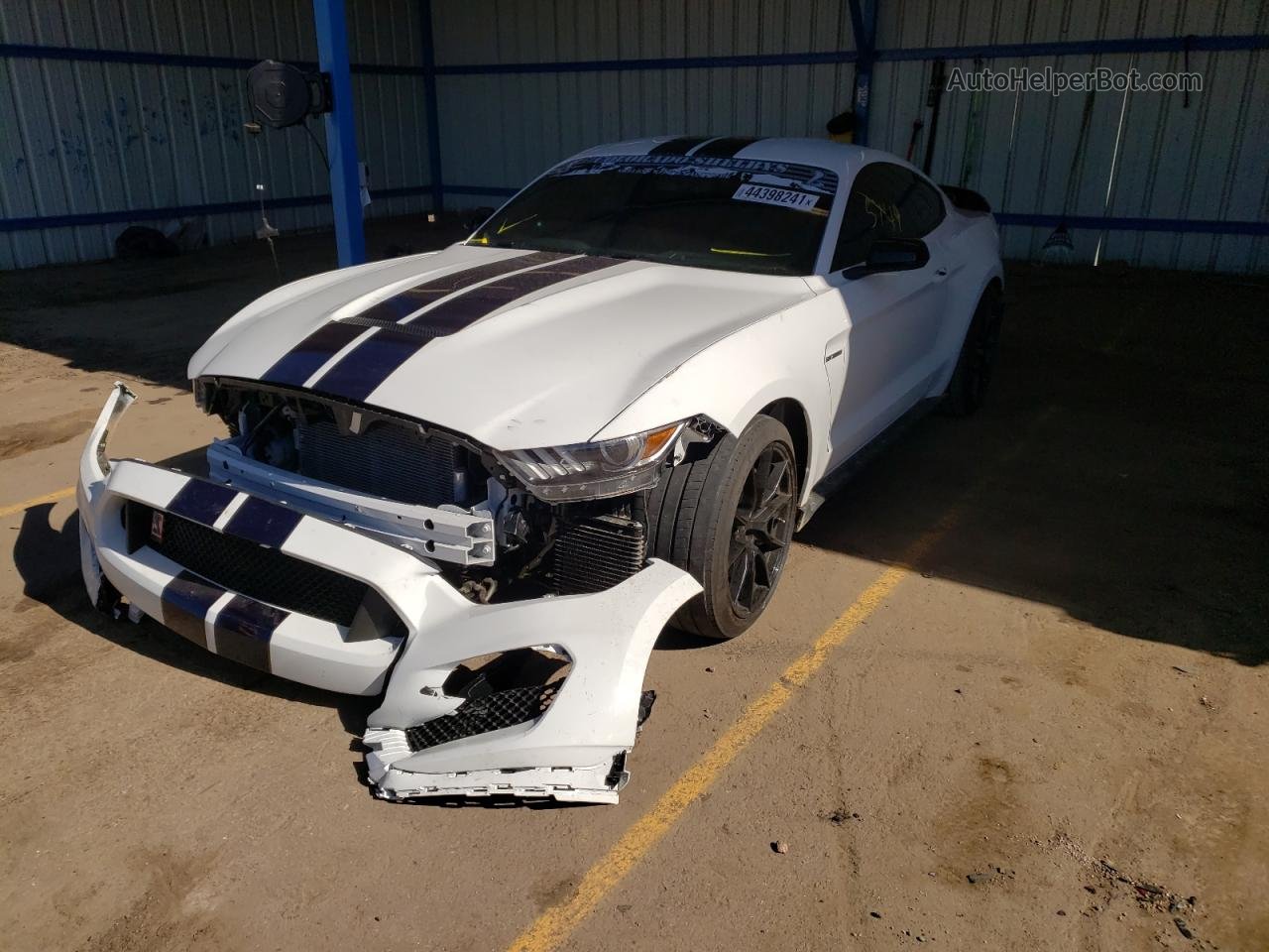2019 Ford Mustang Shelby Gt350 White vin: 1FA6P8JZ1K5551583