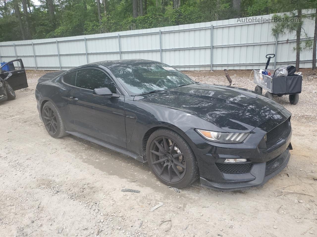 2016 Ford Mustang Shelby Gt350 Black vin: 1FA6P8JZ3G5522500