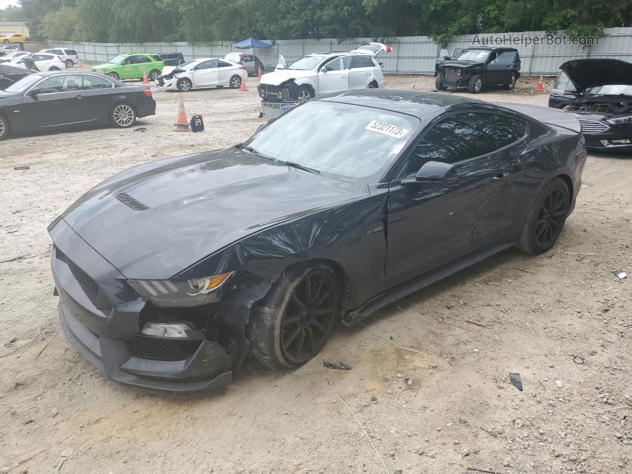 2016 Ford Mustang Shelby Gt350 Black vin: 1FA6P8JZ3G5522500