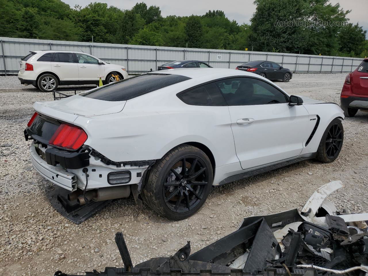 2016 Ford Mustang Shelby Gt350 White vin: 1FA6P8JZ5G5523079