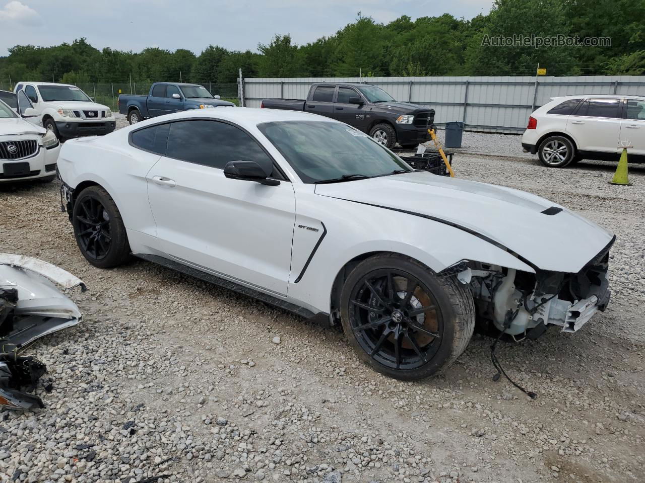 2016 Ford Mustang Shelby Gt350 White vin: 1FA6P8JZ5G5523079
