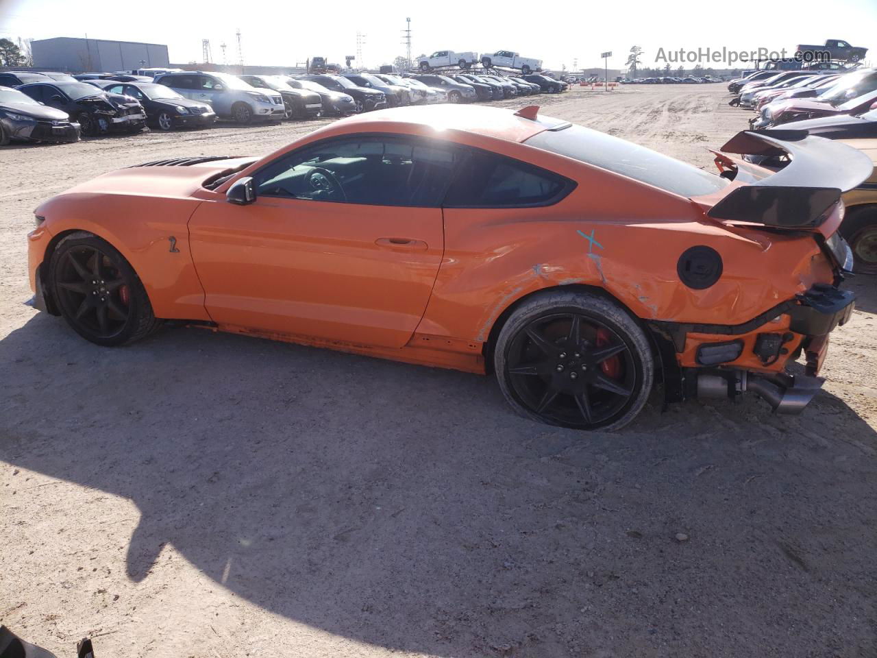 2020 Ford Mustang Shelby Gt500 Оранжевый vin: 1FA6P8SJ1L5502278