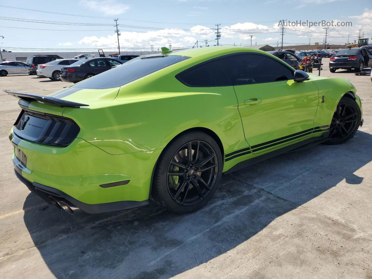 2020 Ford Mustang Shelby Gt500 Green vin: 1FA6P8SJ1L5504631