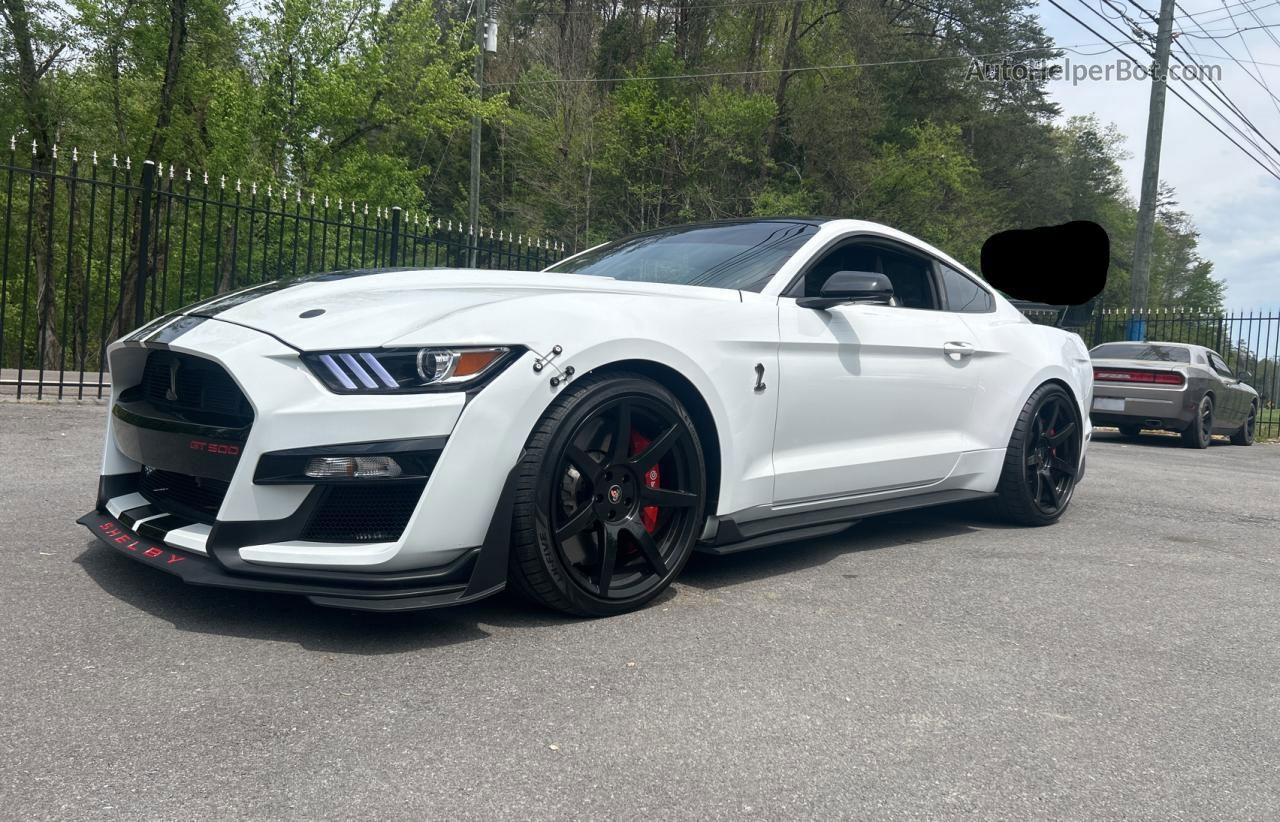 2020 Ford Mustang Shelby Gt500 White vin: 1FA6P8SJ4L5501996