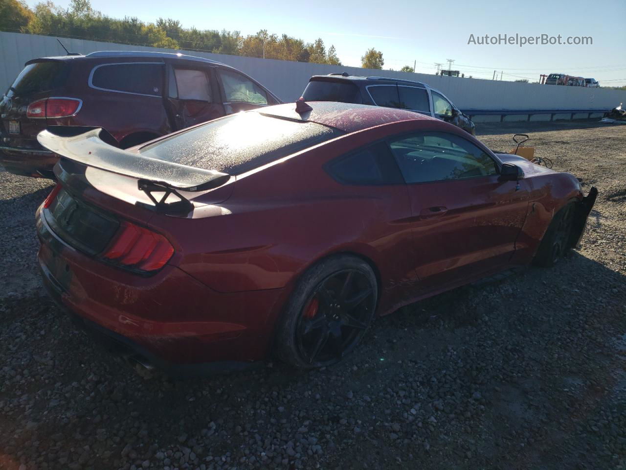 2020 Ford Mustang Shelby Gt500 Red vin: 1FA6P8SJ7L5502706