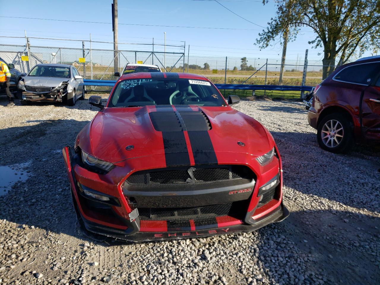 2020 Ford Mustang Shelby Gt500 Red vin: 1FA6P8SJ7L5502706