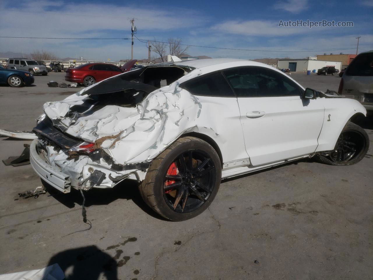 2020 Ford Mustang Shelby Gt500 White vin: 1FA6P8SJ8L5502522