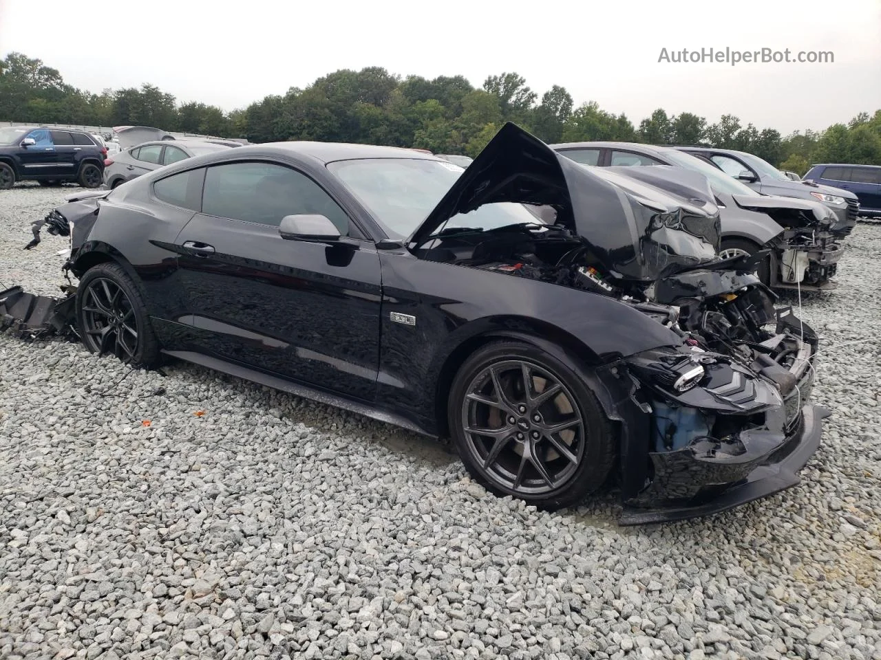 2020 Ford Mustang  Black vin: 1FA6P8TD6L5102998