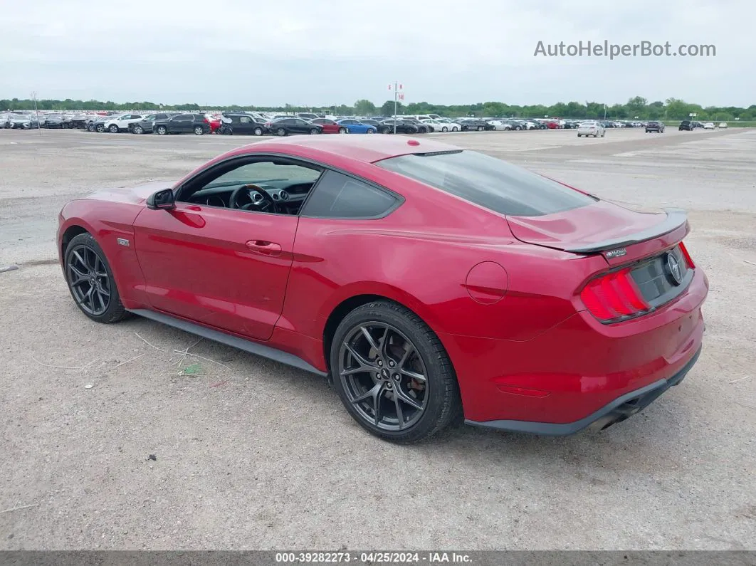 2020 Ford Mustang Ecoboost Premium Fastback Maroon vin: 1FA6P8TD6L5130056