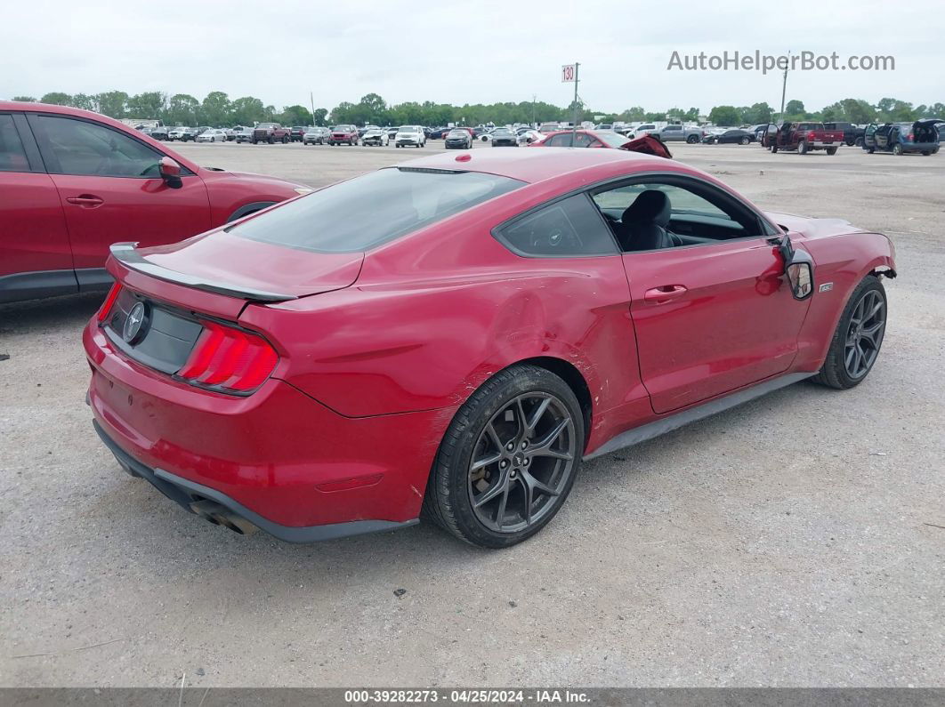 2020 Ford Mustang Ecoboost Premium Fastback Темно-бордовый vin: 1FA6P8TD6L5130056