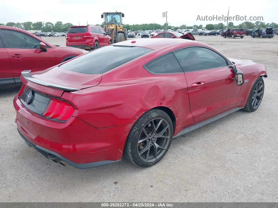 2020 Ford Mustang Ecoboost Premium Fastback Maroon vin: 1FA6P8TD6L5130056