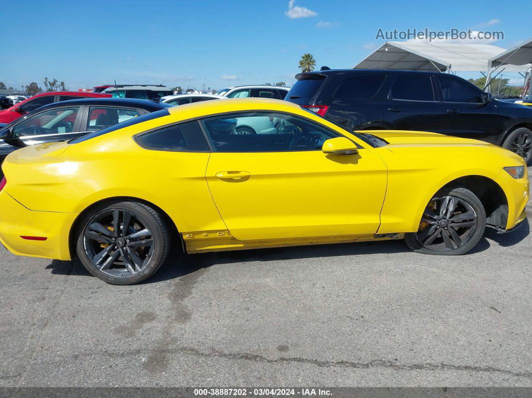 2015 Ford Mustang Ecoboost Желтый vin: 1FA6P8TH0F5311418