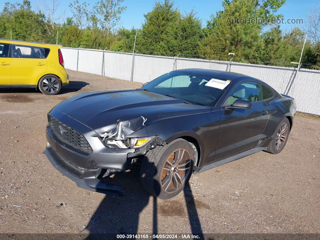 2016 Ford Mustang Ecoboost Серый vin: 1FA6P8TH0G5223146