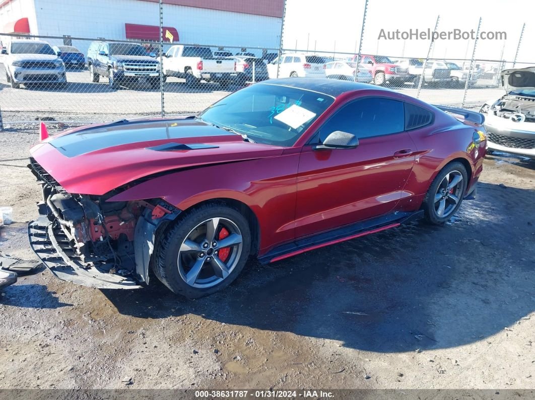 2016 Ford Mustang Ecoboost Red vin: 1FA6P8TH0G5266482