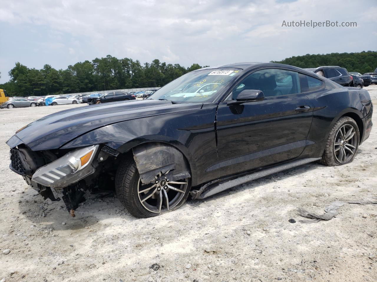 2016 Ford Mustang  Black vin: 1FA6P8TH0G5288787