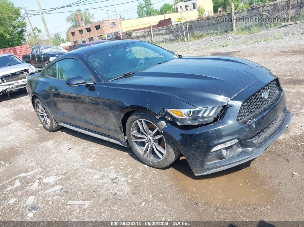 2016 Ford Mustang Ecoboost Black vin: 1FA6P8TH0G5289762