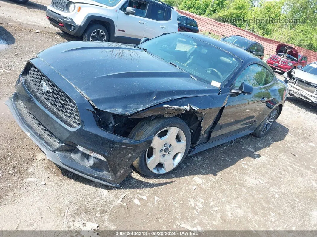 2016 Ford Mustang Ecoboost Black vin: 1FA6P8TH0G5289762