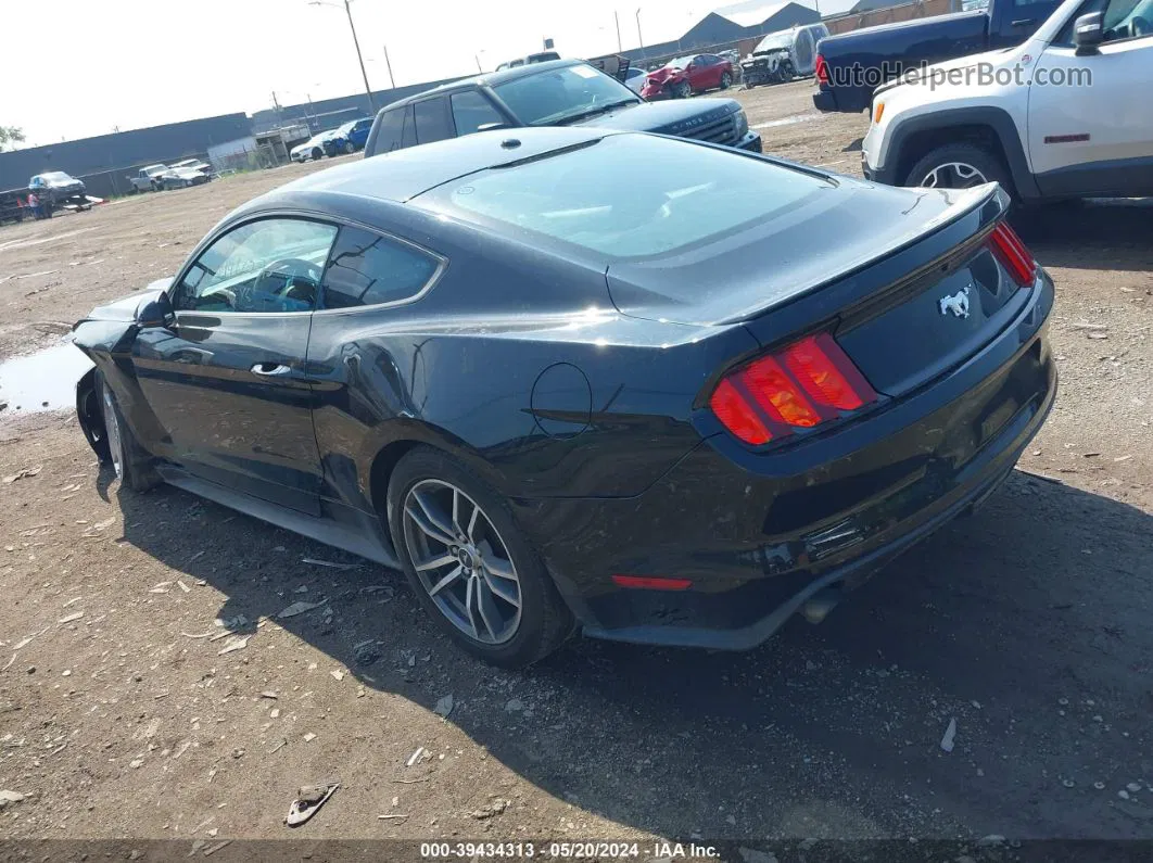 2016 Ford Mustang Ecoboost Black vin: 1FA6P8TH0G5289762