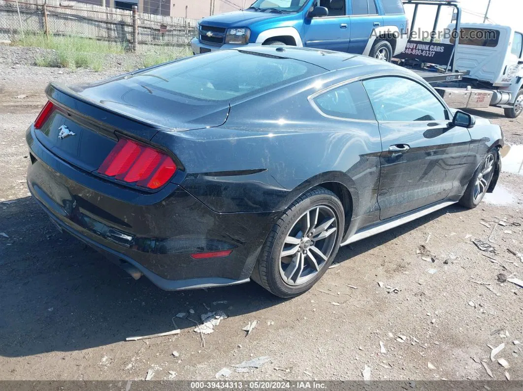 2016 Ford Mustang Ecoboost Black vin: 1FA6P8TH0G5289762