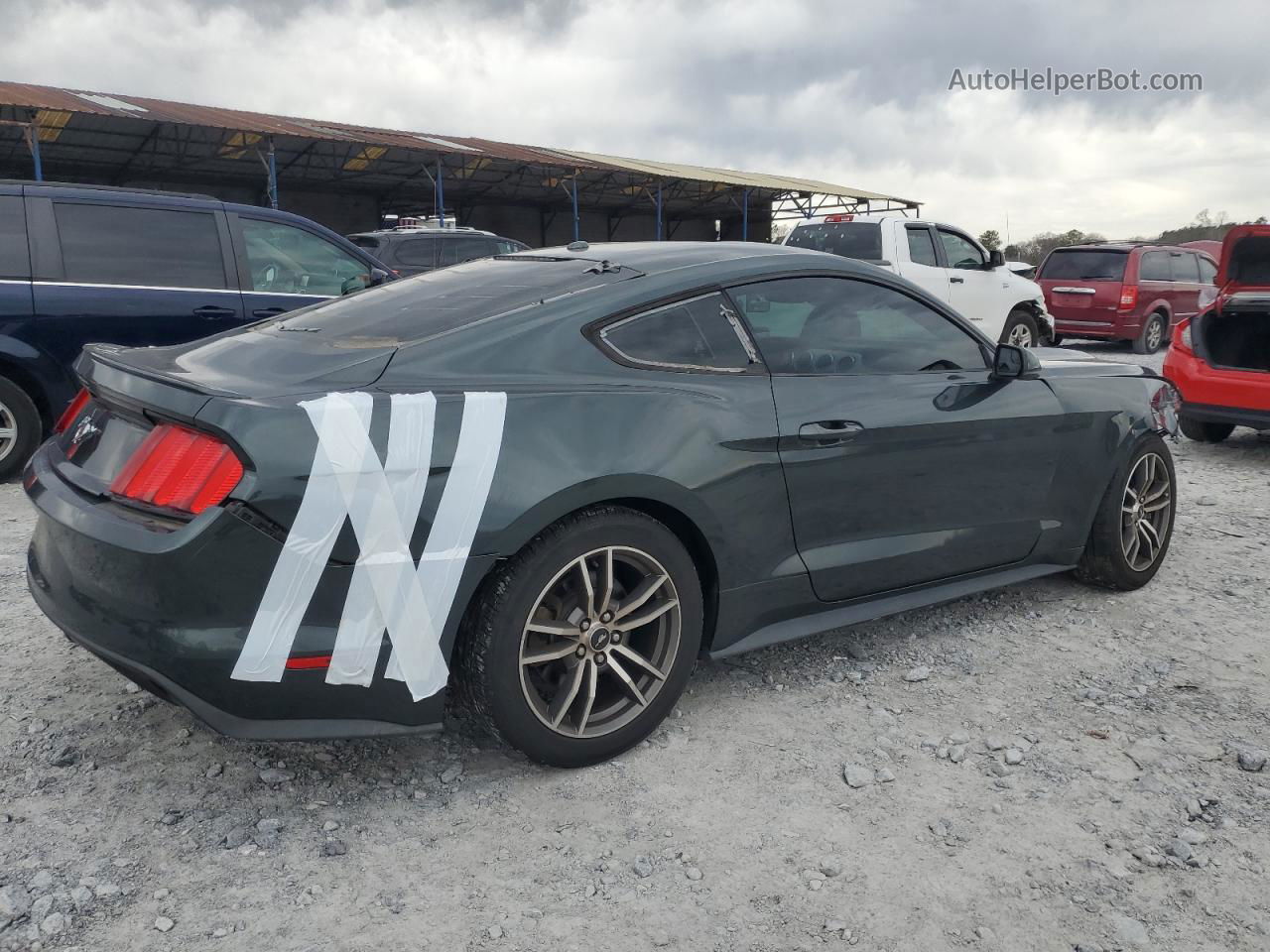 2016 Ford Mustang  Green vin: 1FA6P8TH0G5300257