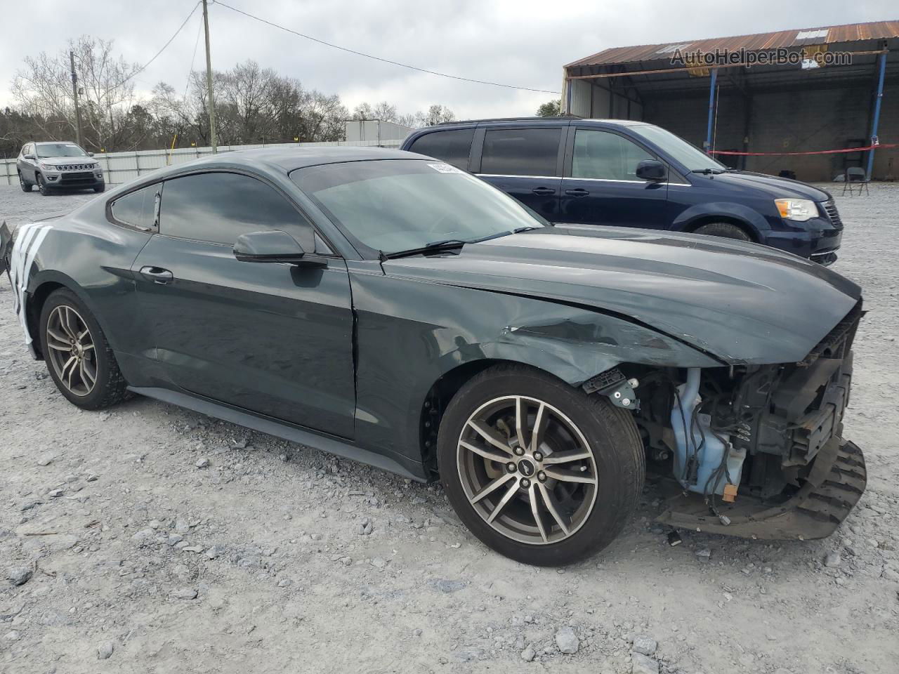 2016 Ford Mustang  Green vin: 1FA6P8TH0G5300257