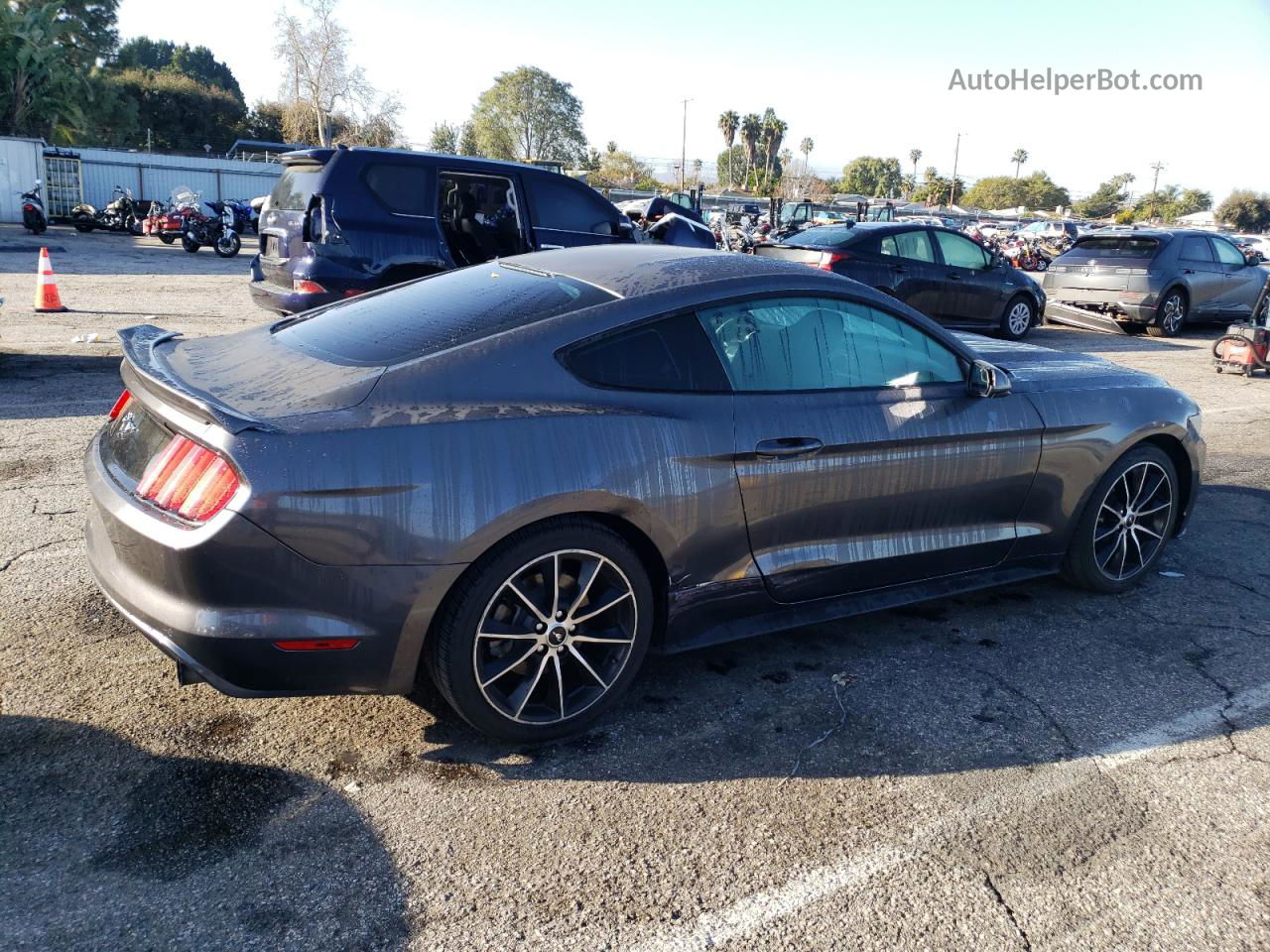 2016 Ford Mustang Gray vin: 1FA6P8TH0G5333906