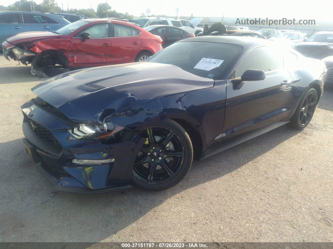 2020 Ford Mustang Ecoboost Blue vin: 1FA6P8TH0L5103017