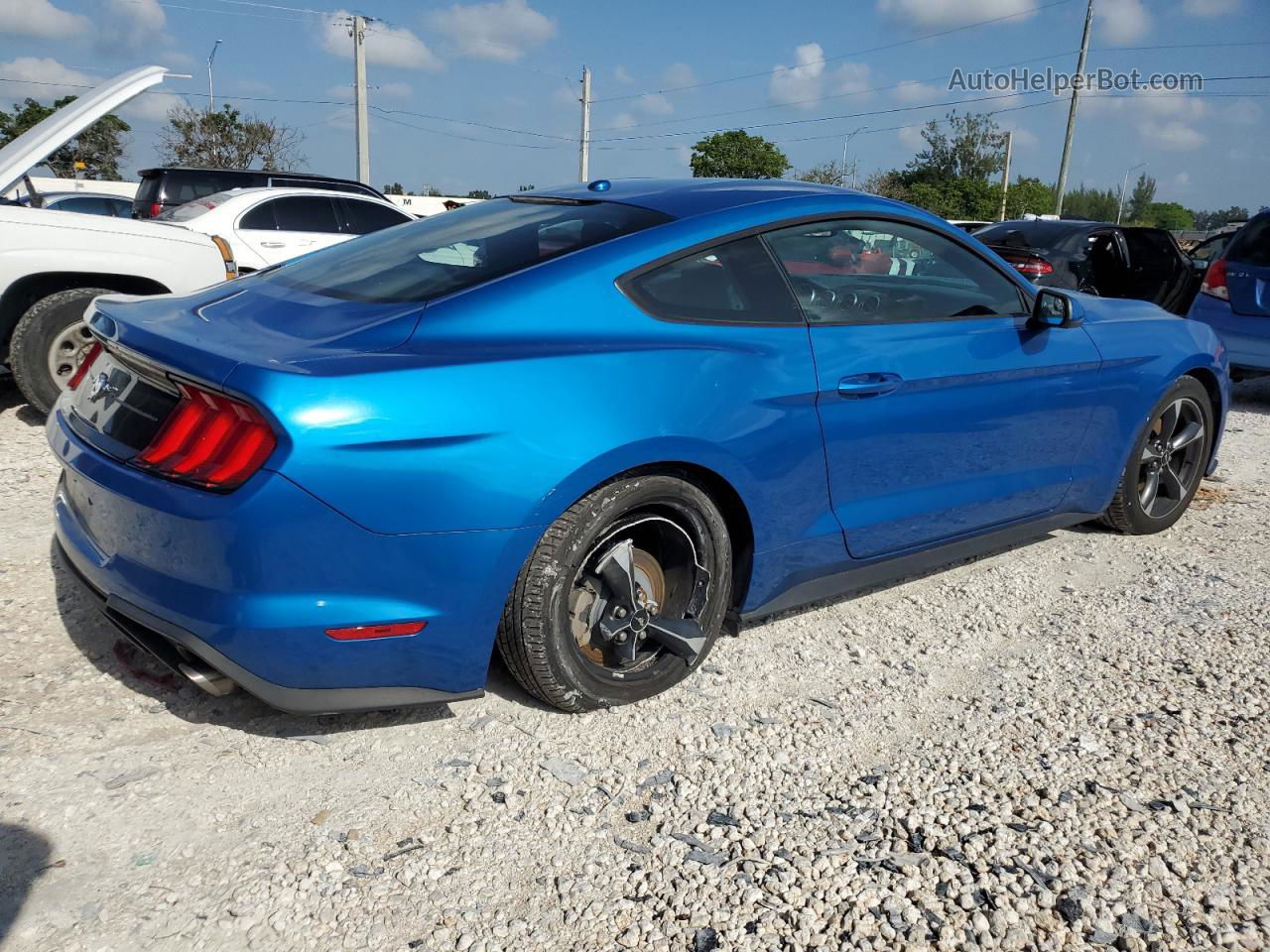 2020 Ford Mustang  Синий vin: 1FA6P8TH0L5108251