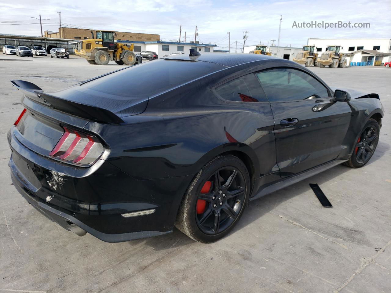 2020 Ford Mustang  Black vin: 1FA6P8TH0L5146174