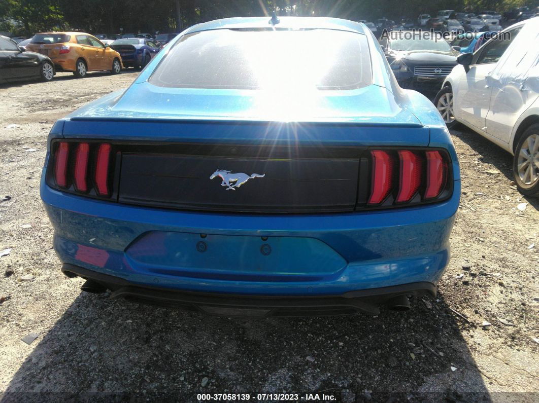 2020 Ford Mustang Ecoboost Синий vin: 1FA6P8TH0L5153884