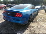 2020 Ford Mustang Ecoboost Синий vin: 1FA6P8TH0L5153884