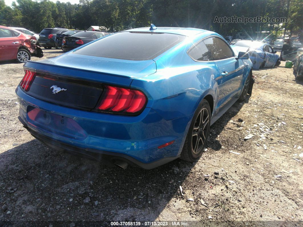 2020 Ford Mustang Ecoboost Синий vin: 1FA6P8TH0L5153884