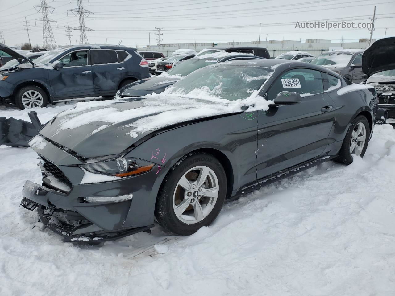 2020 Ford Mustang  Gray vin: 1FA6P8TH0L5175920