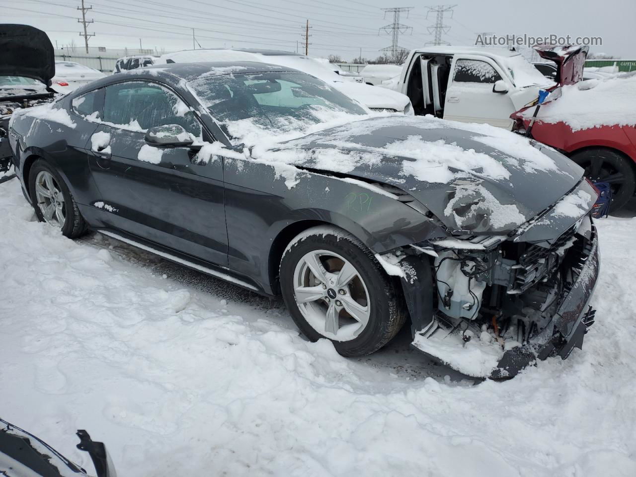 2020 Ford Mustang  Gray vin: 1FA6P8TH0L5175920