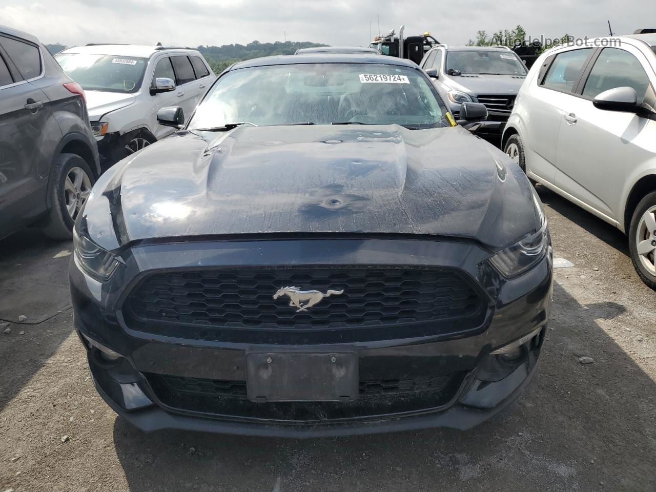 2015 Ford Mustang  Black vin: 1FA6P8TH1F5318829