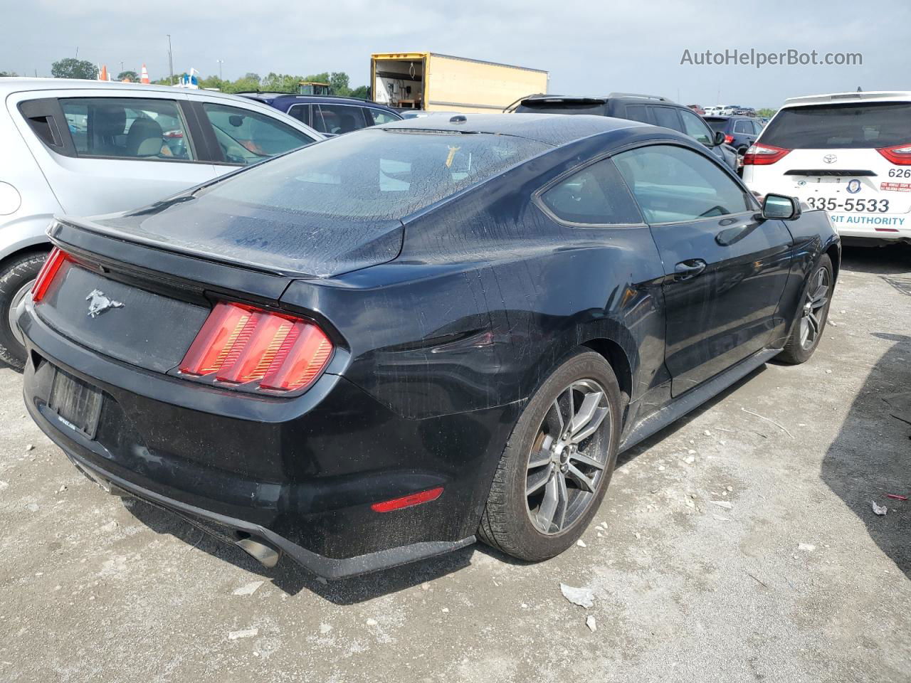 2015 Ford Mustang  Black vin: 1FA6P8TH1F5318829