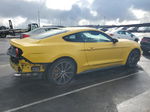 2015 Ford Mustang Yellow vin: 1FA6P8TH1F5319124