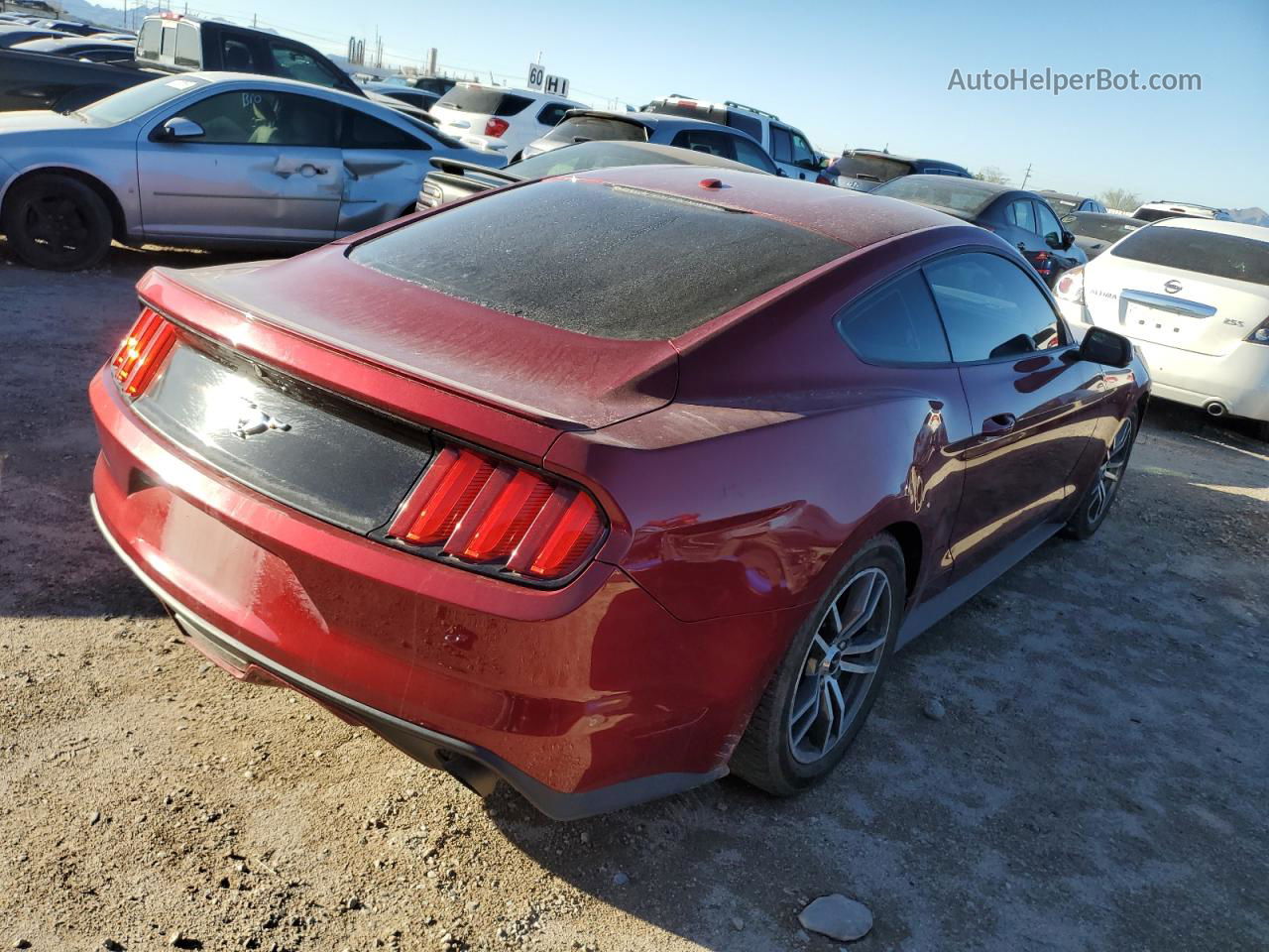 2015 Ford Mustang  Red vin: 1FA6P8TH1F5386581