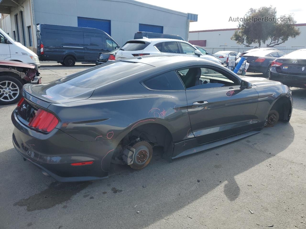 2016 Ford Mustang  Gray vin: 1FA6P8TH1G5253336