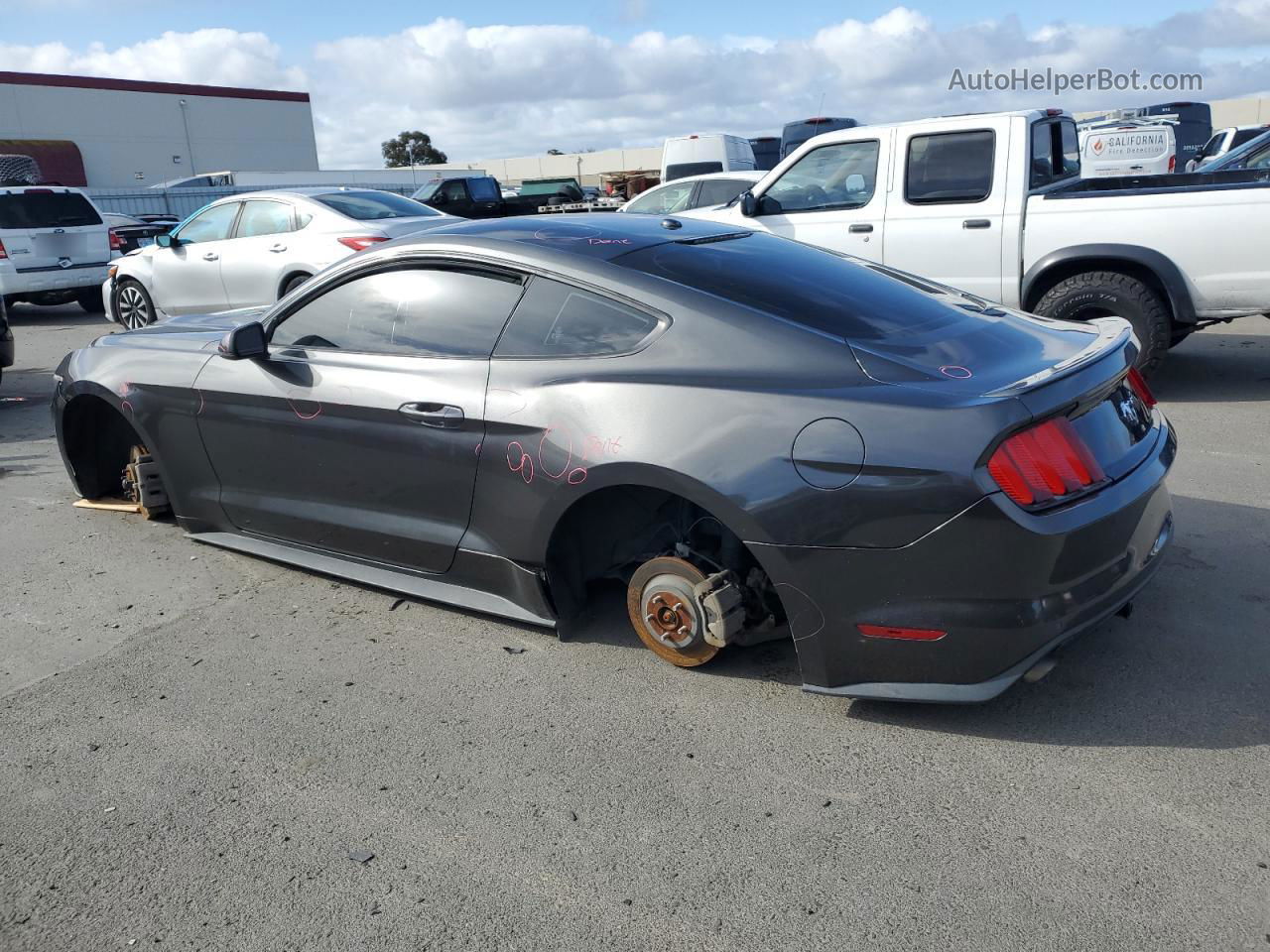 2016 Ford Mustang  Gray vin: 1FA6P8TH1G5253336