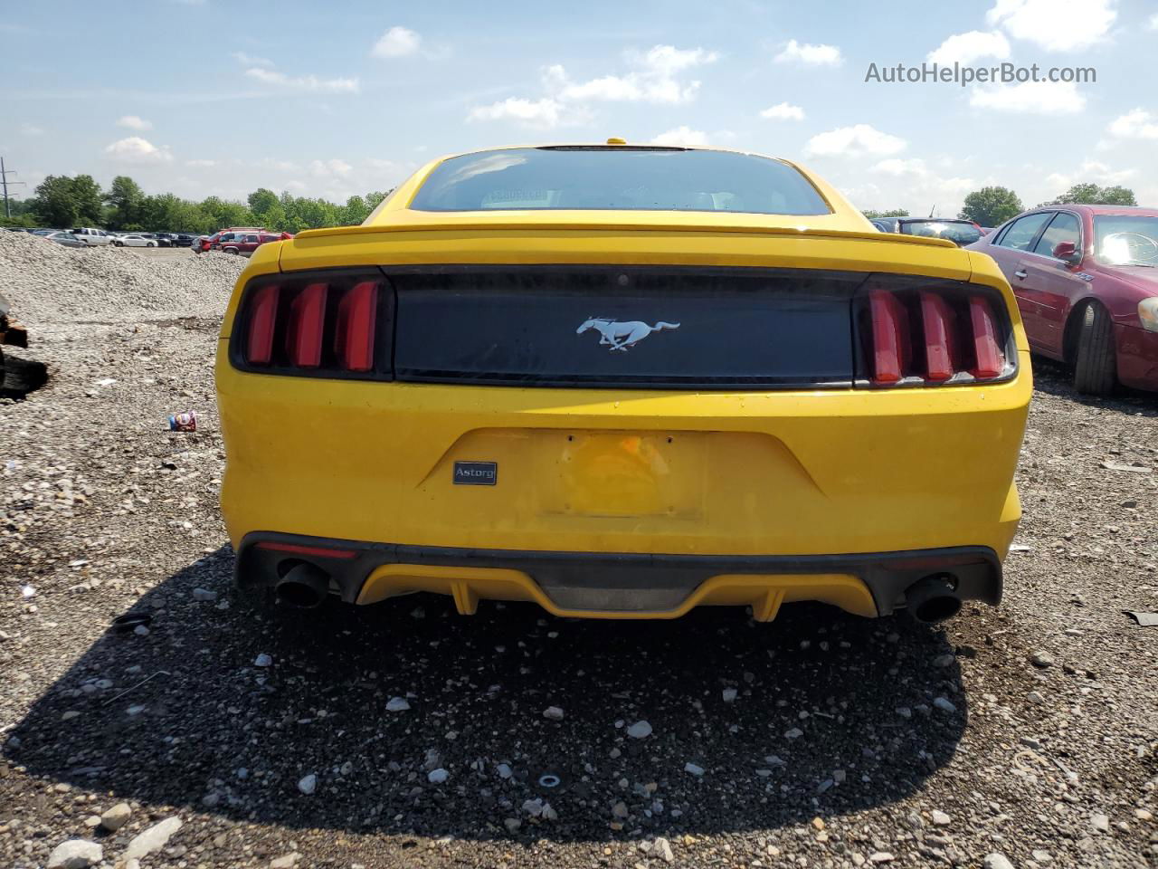 2016 Ford Mustang  Yellow vin: 1FA6P8TH1G5324308