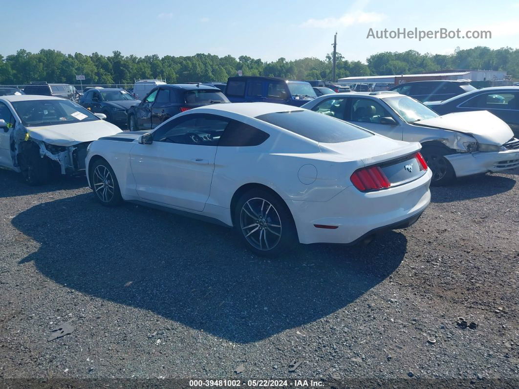 2016 Ford Mustang Ecoboost White vin: 1FA6P8TH1G5326737