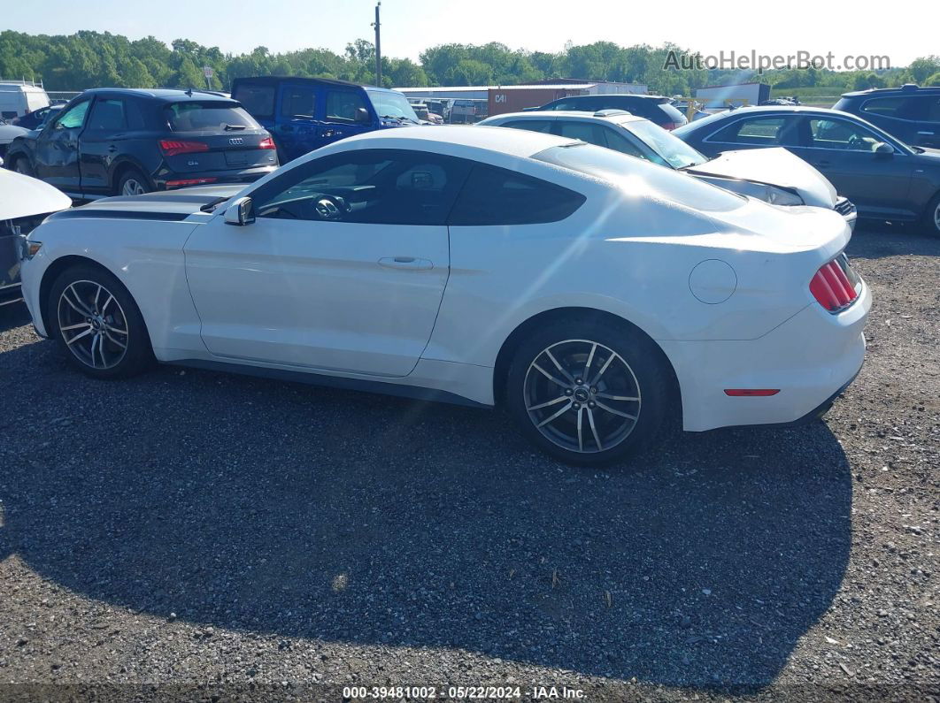 2016 Ford Mustang Ecoboost White vin: 1FA6P8TH1G5326737