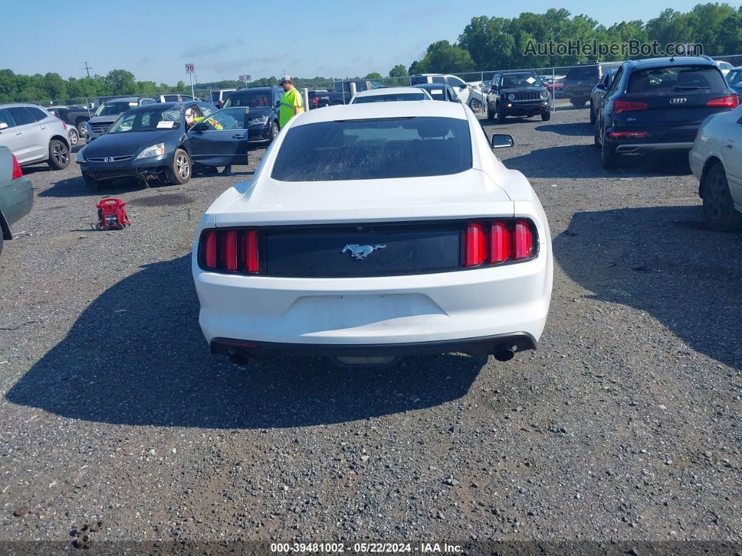 2016 Ford Mustang Ecoboost Белый vin: 1FA6P8TH1G5326737