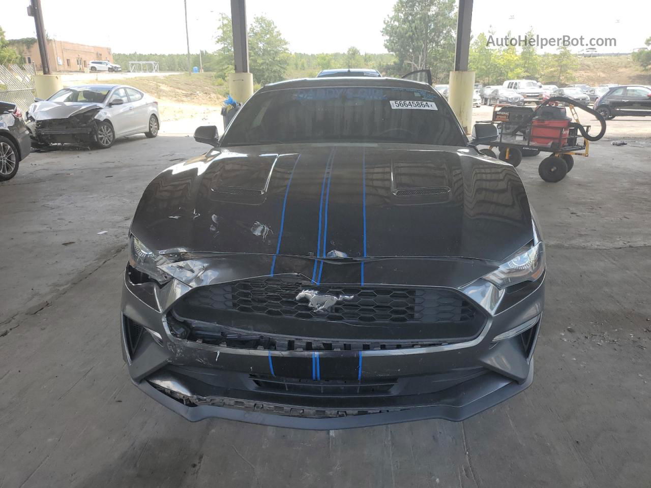 2020 Ford Mustang  Silver vin: 1FA6P8TH1L5108095