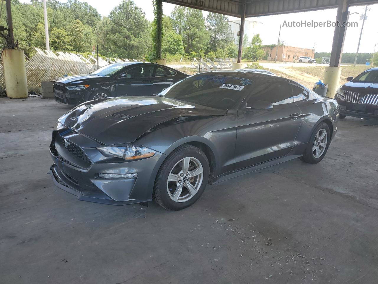 2020 Ford Mustang  Silver vin: 1FA6P8TH1L5108095