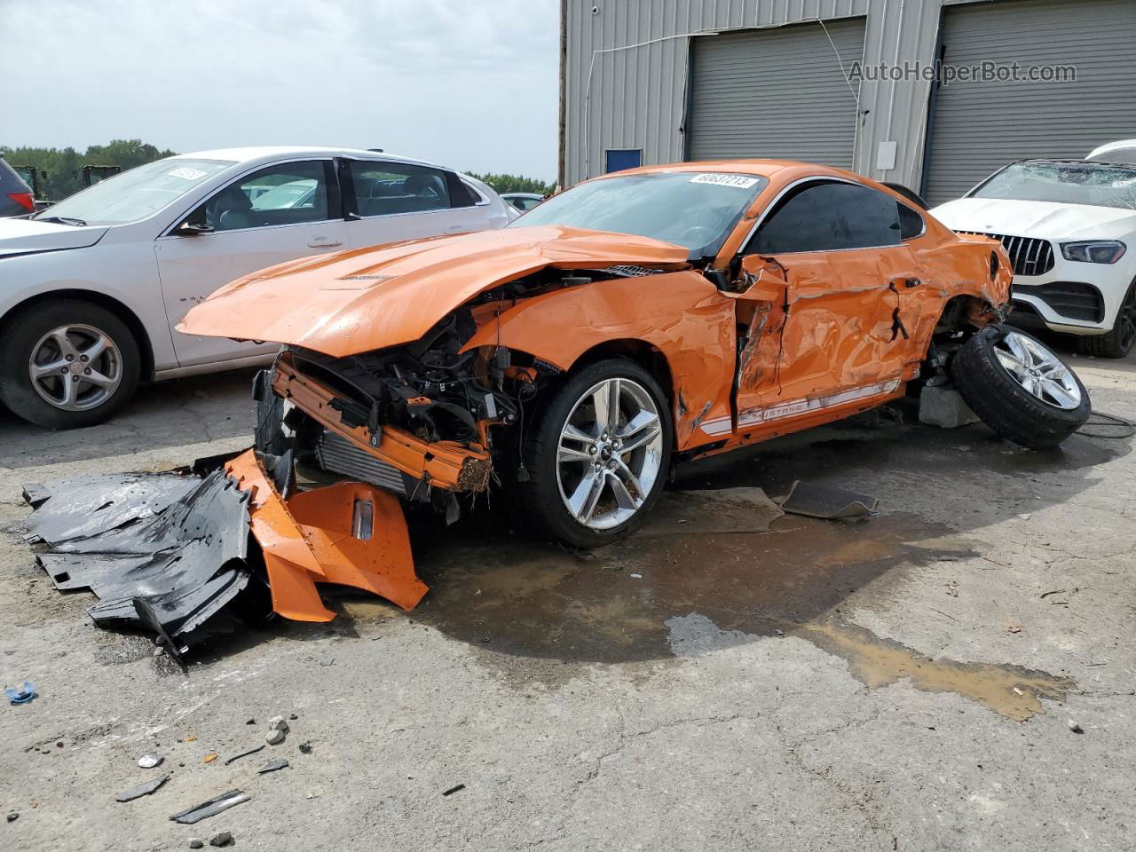 2020 Ford Mustang  Orange vin: 1FA6P8TH1L5127603