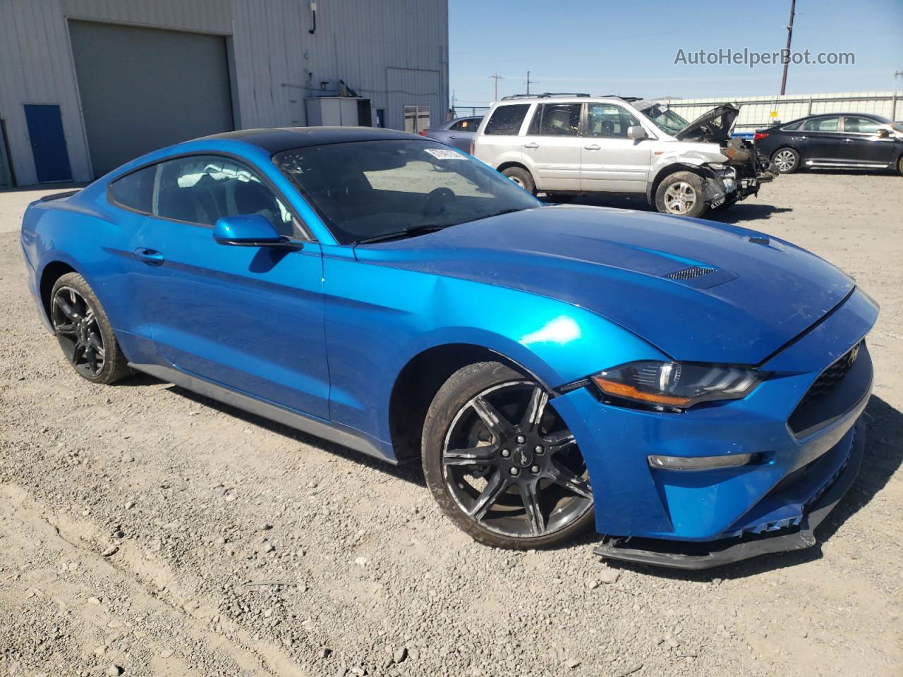 2020 Ford Mustang  Синий vin: 1FA6P8TH1L5130890